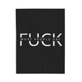 F What they think Velveteen Plush Blanket
