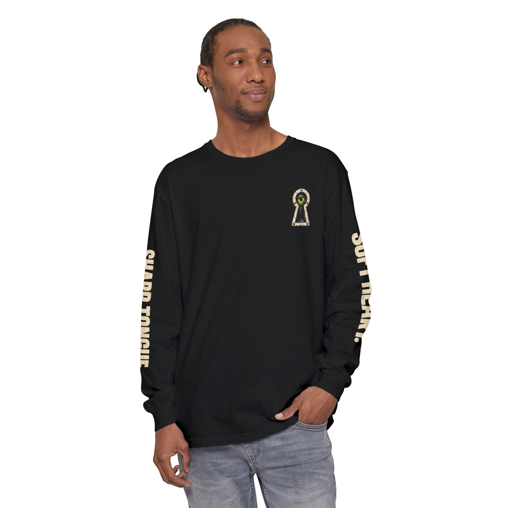 Soft Heart Sharp Tongue Anatomical Heart Long Sleeve T-Shirt