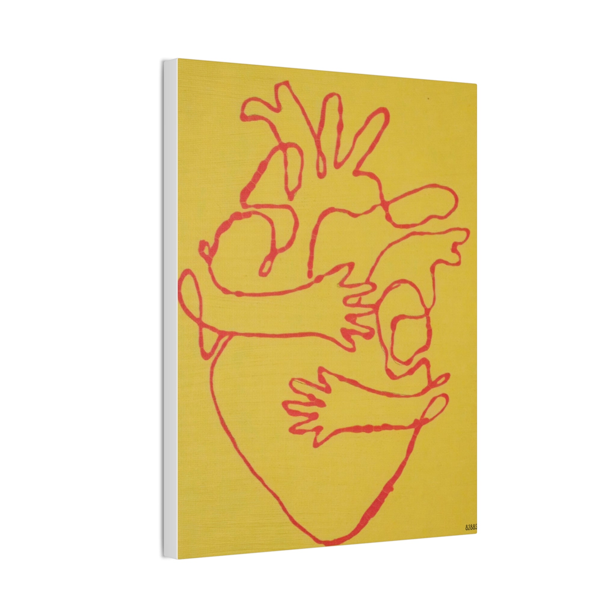 Minimalist Pulse - Art Canvas Print