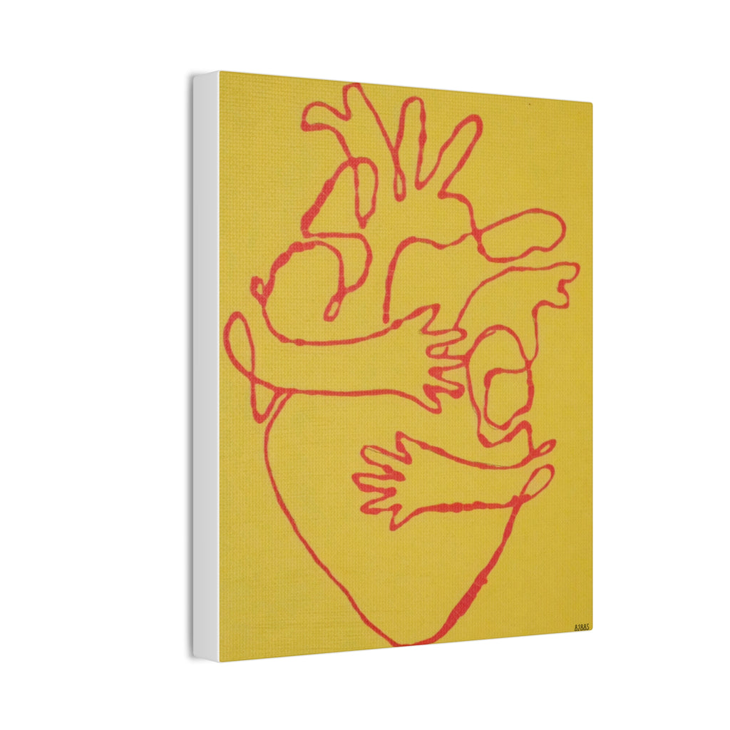 Minimalist Pulse - Art Canvas Print