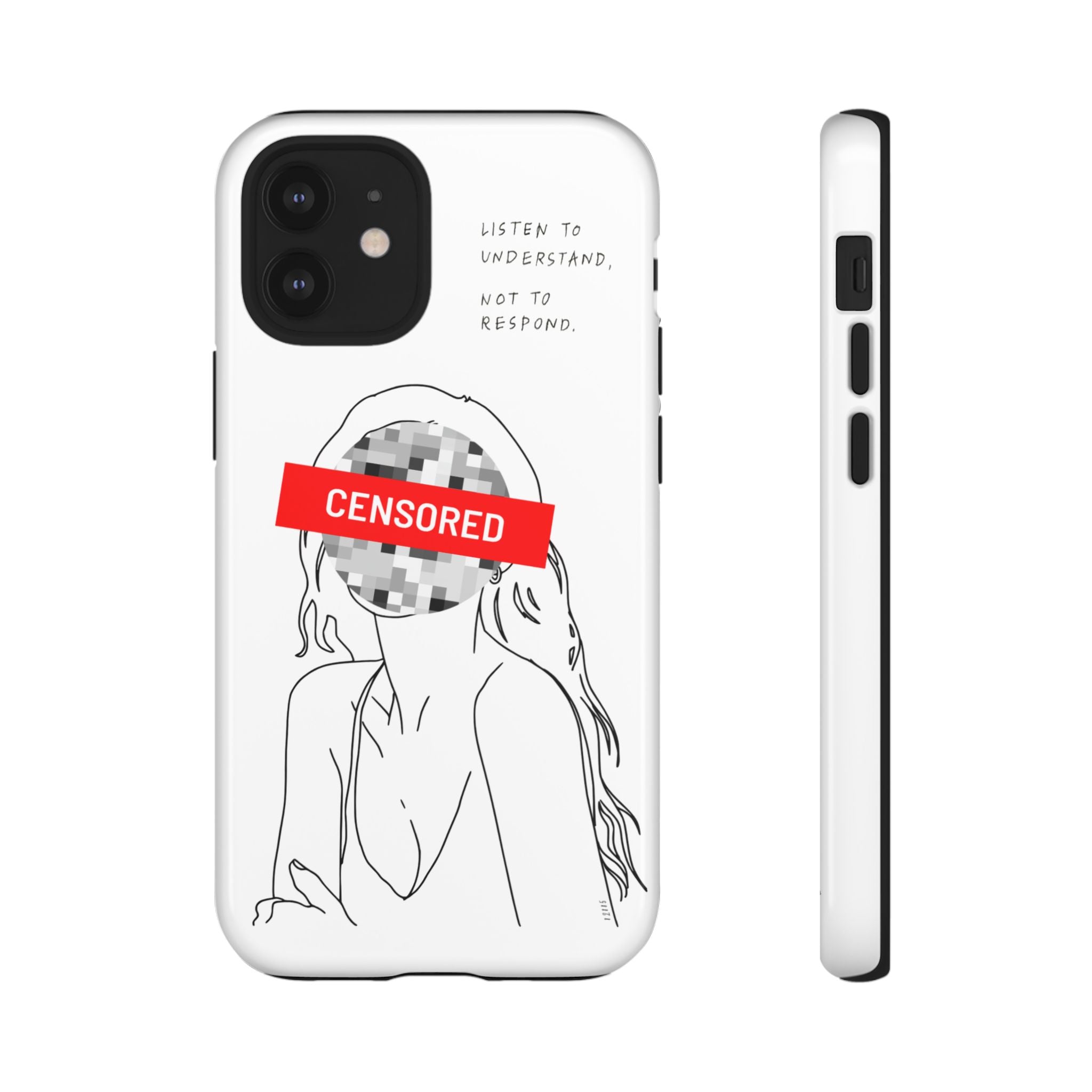 Censurado – Escucha. Funda de Teléfono - Cubierta Protectora