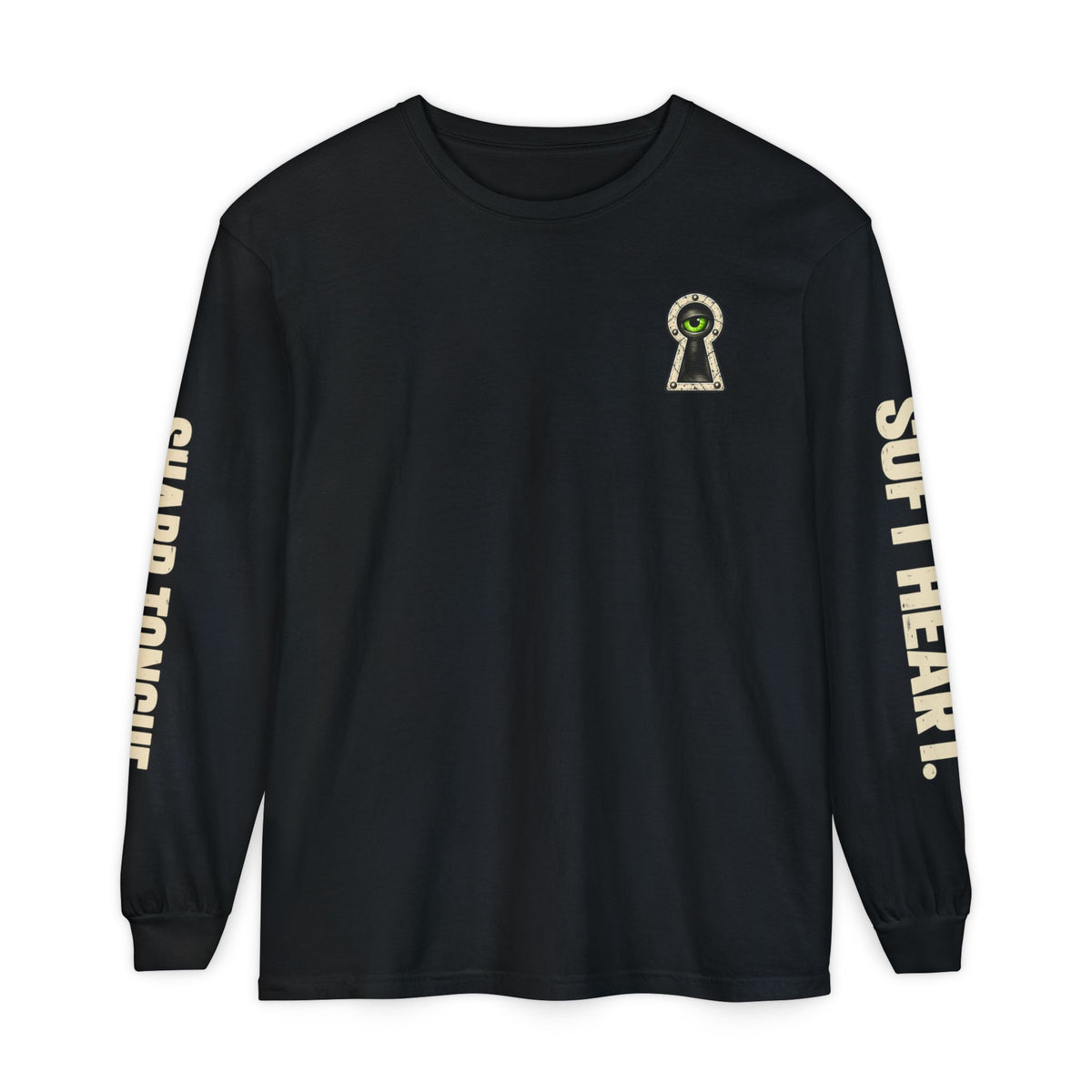 Soft Heart Sharp Tongue Anatomical Heart Long Sleeve T-Shirt