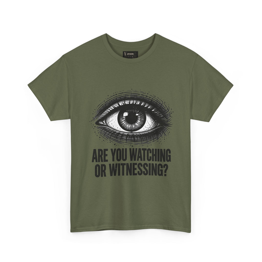 Watching or Witnessing Eye Tee – Philosophical Graphic T-Shirt