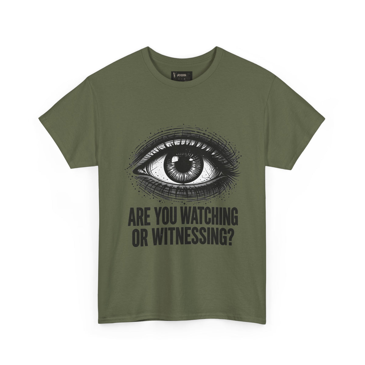 Watching or Witnessing Eye Tee – Philosophical Graphic T-Shirt