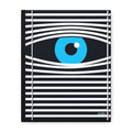 Observador Lienzo Mate, Estirado, 1.25"El Observador | Impresión en Lienzo con Ojo Azul