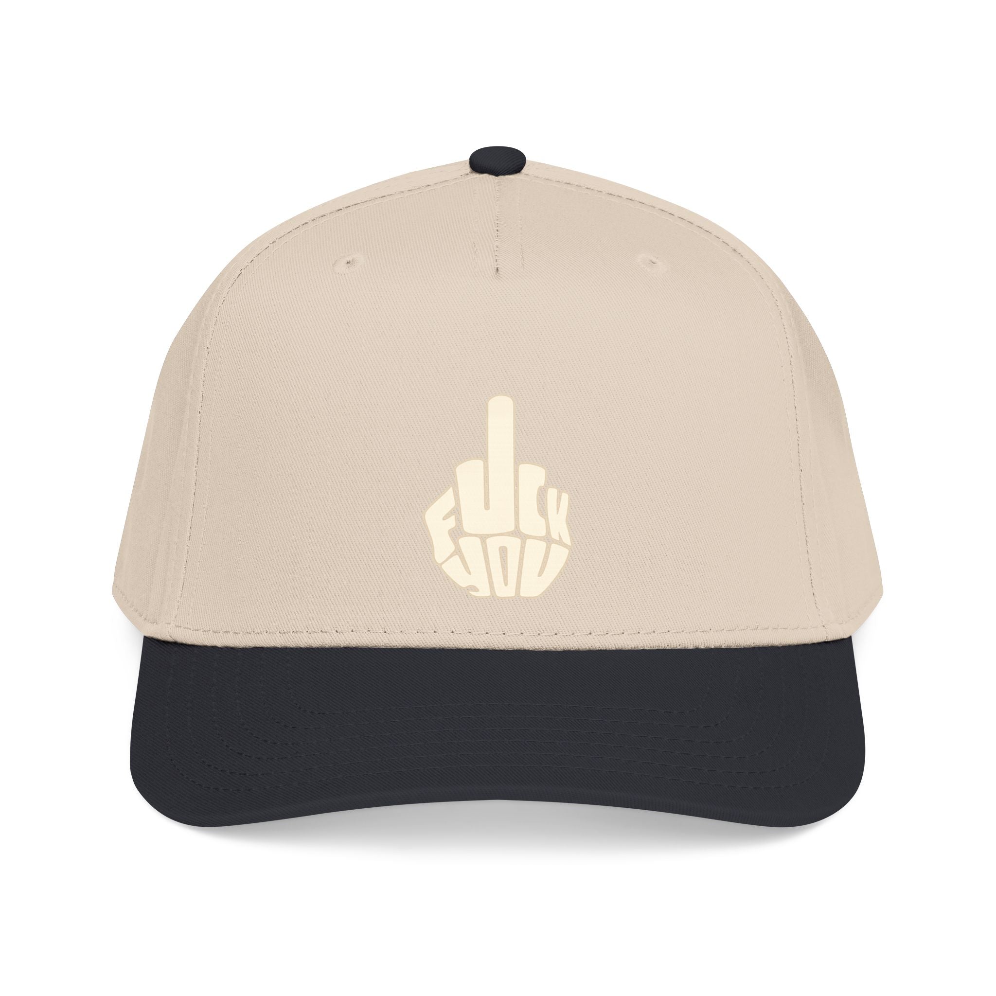 Natural Bold FU - Mid Profile Baseball Cap