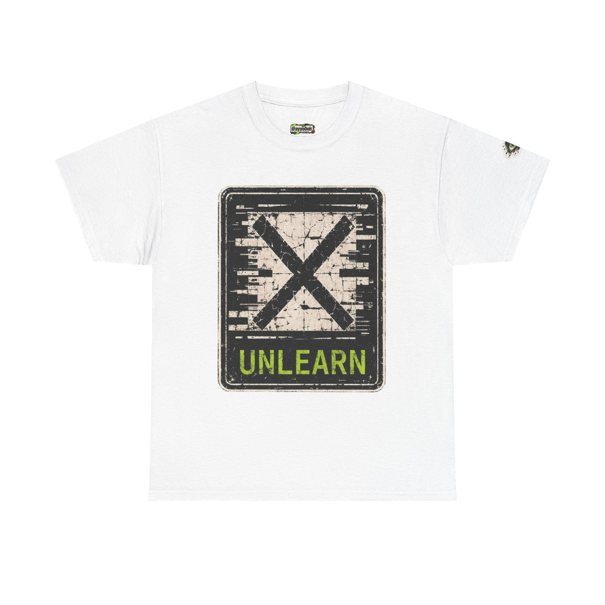 ayyo0oh "Unlearn" Streetwear Graphic Shirt