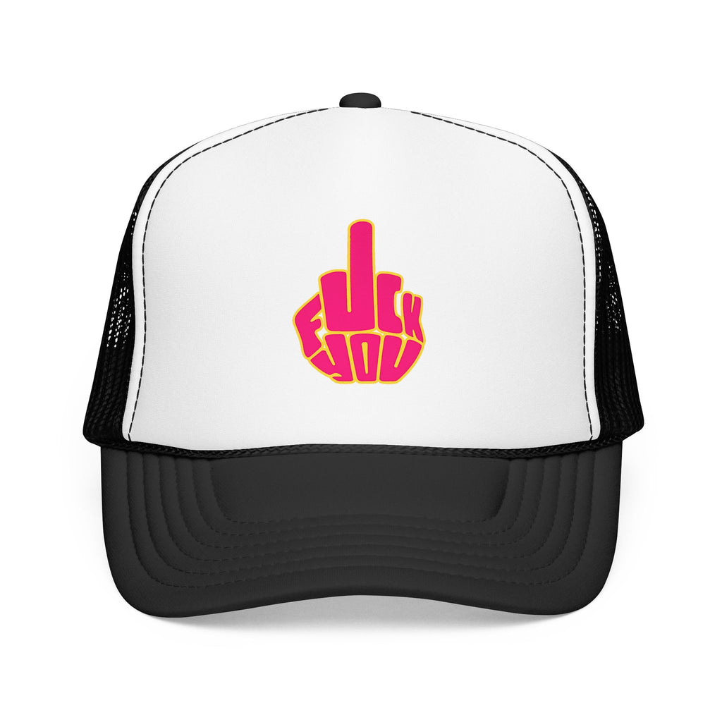 Bold Pink Middle Finger Patch Cap
