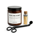 "Burn the Script" — Scented Candle Set
