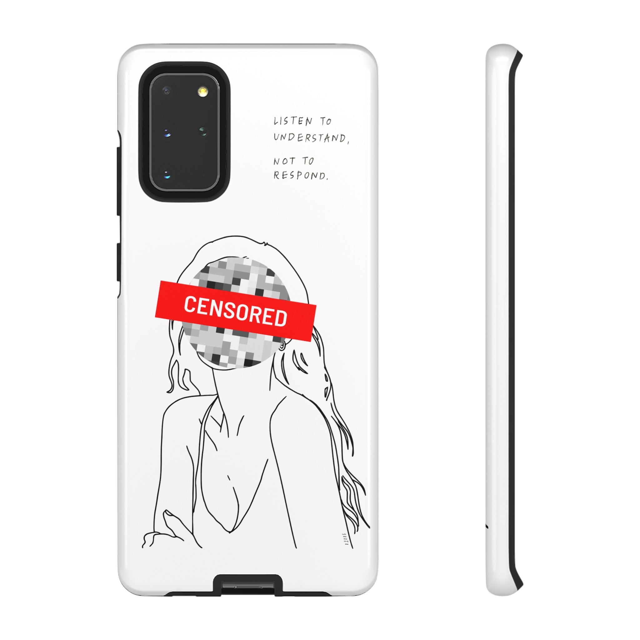 Censurado – Escucha. Funda de Teléfono - Cubierta Protectora