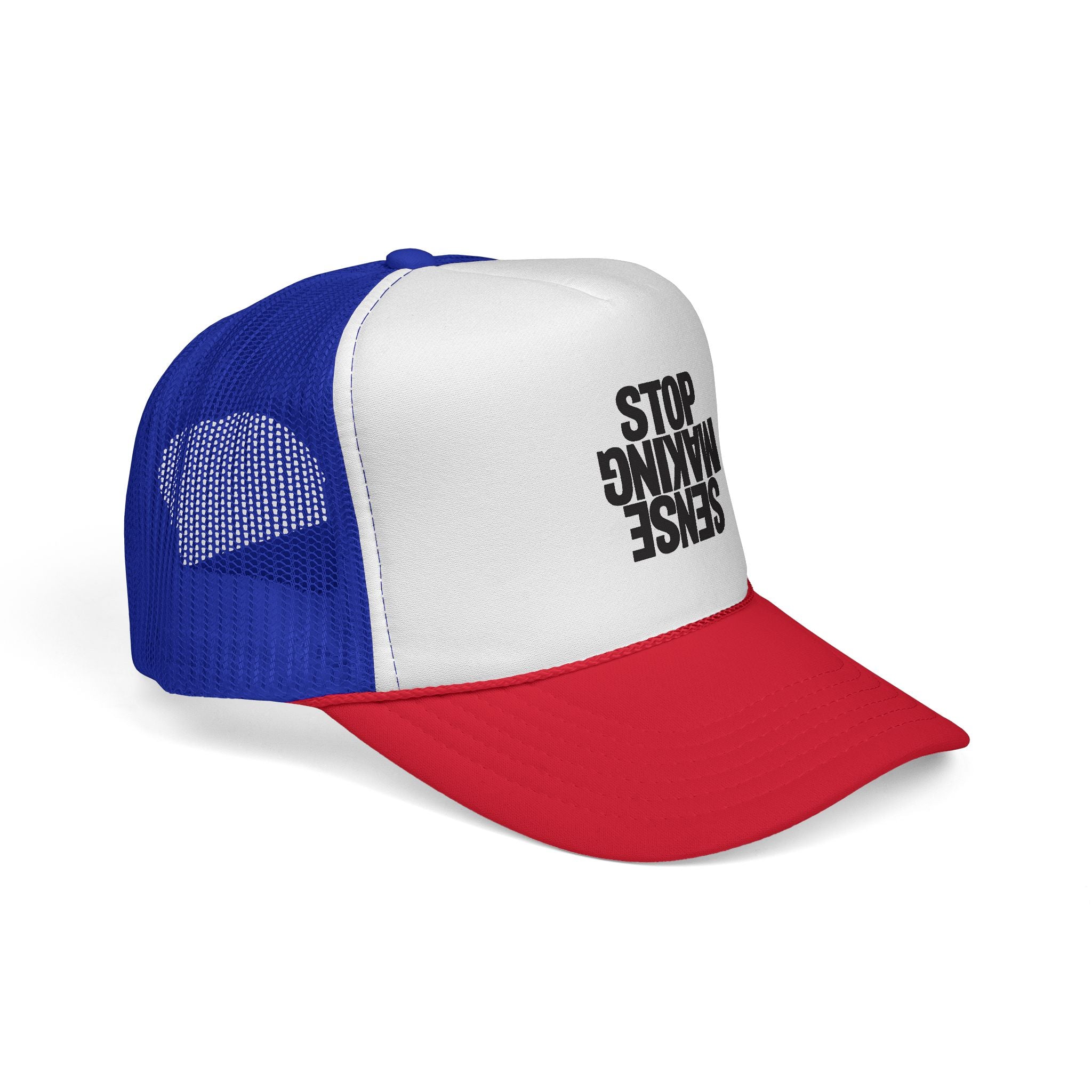 Gorra de camionero "Sense Making Stop" — Gorra de malla