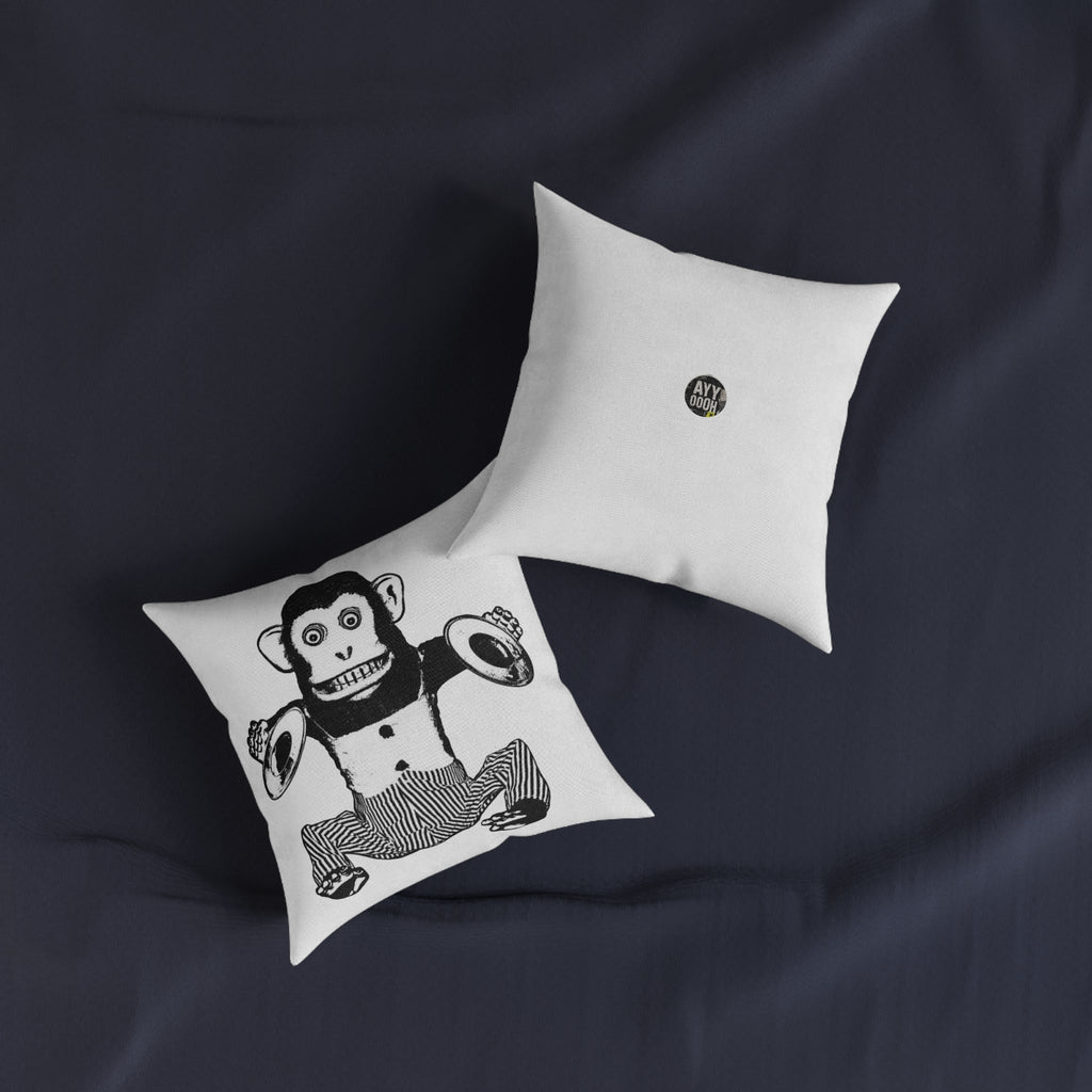 Almohada Cuadrada de Mono Impaciente