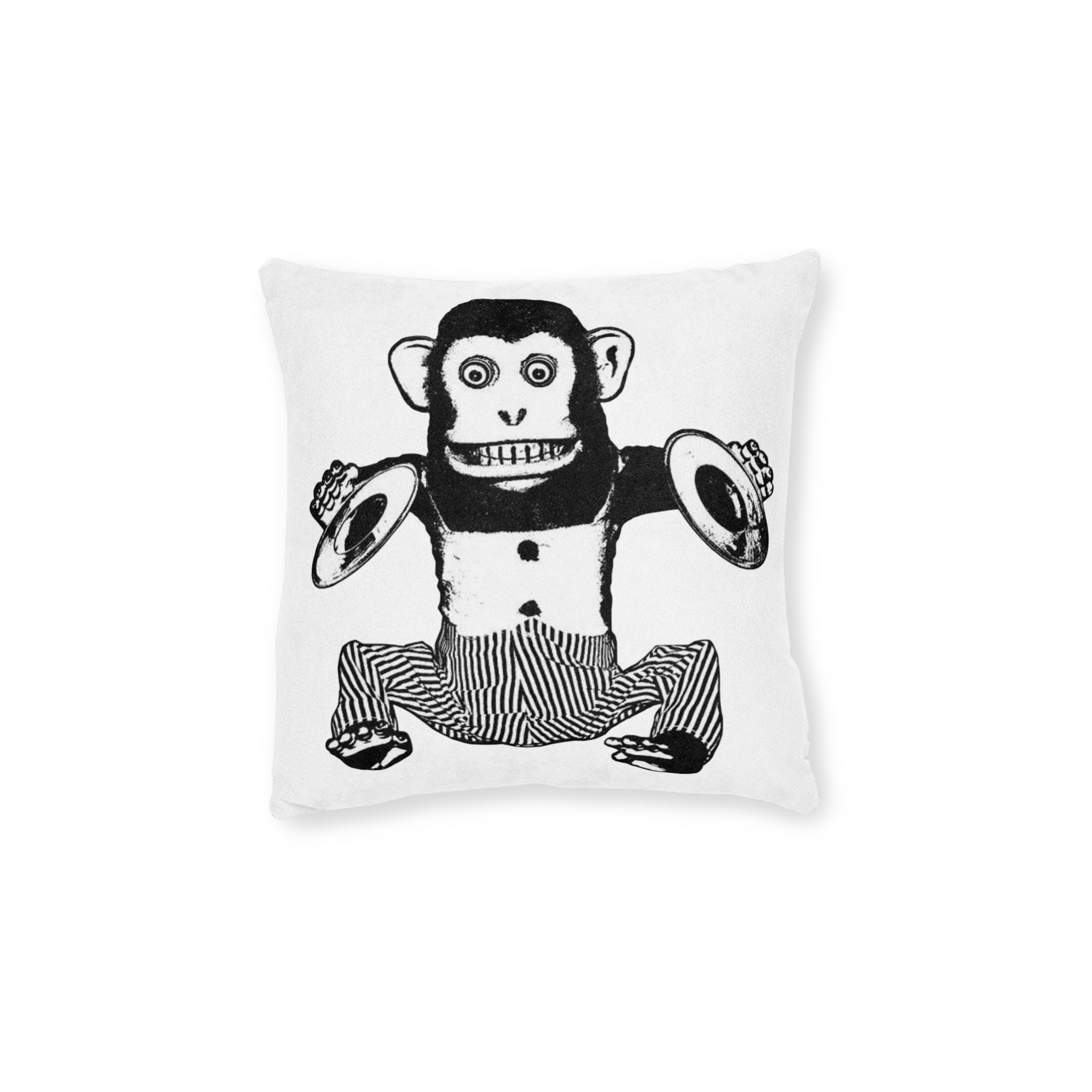 Almohada Cuadrada de Mono Impaciente