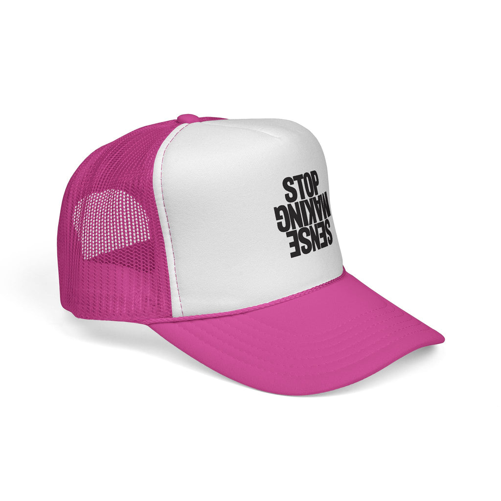 Gorra de camionero "Sense Making Stop" — Gorra de malla