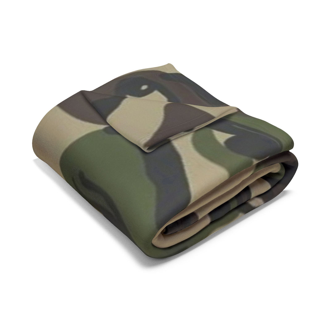 Manta polar ártica de camuflaje para la cara