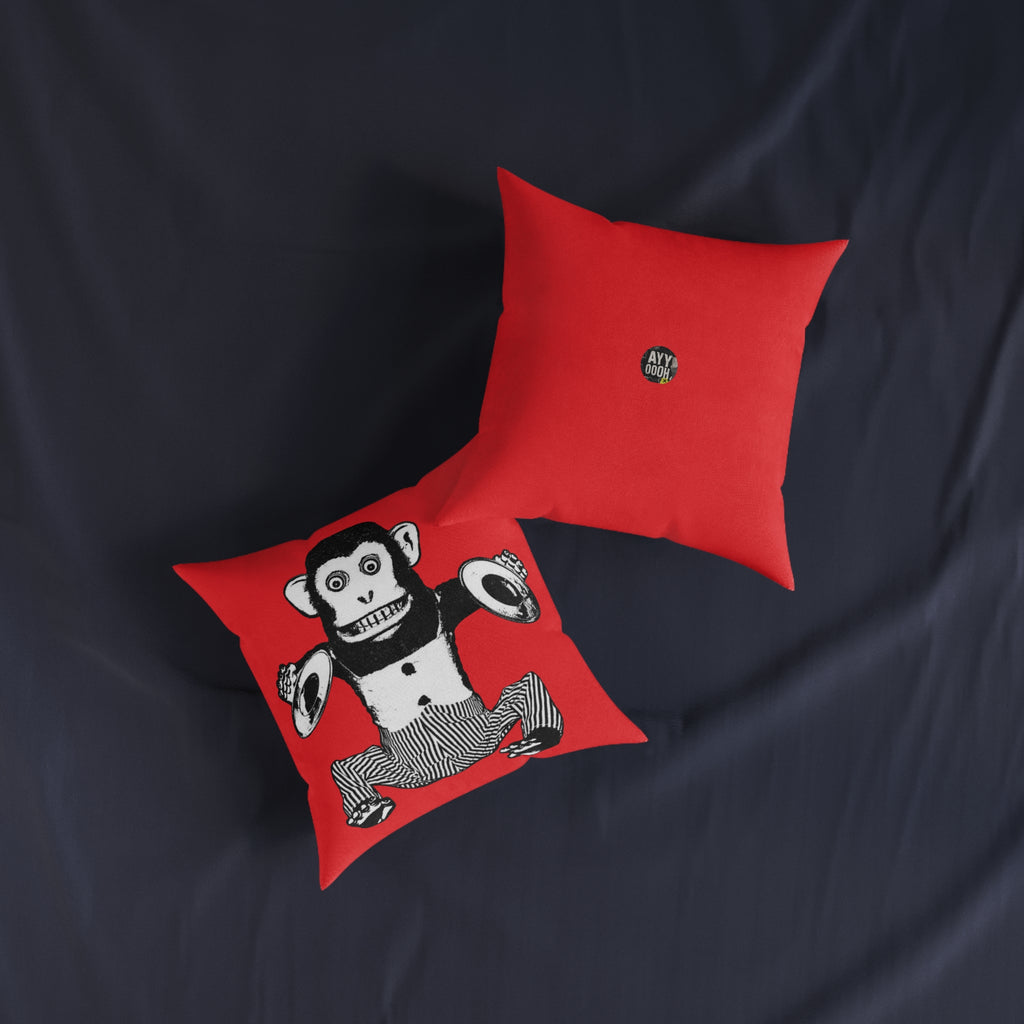 Almohada Cuadrada de Mono Impaciente