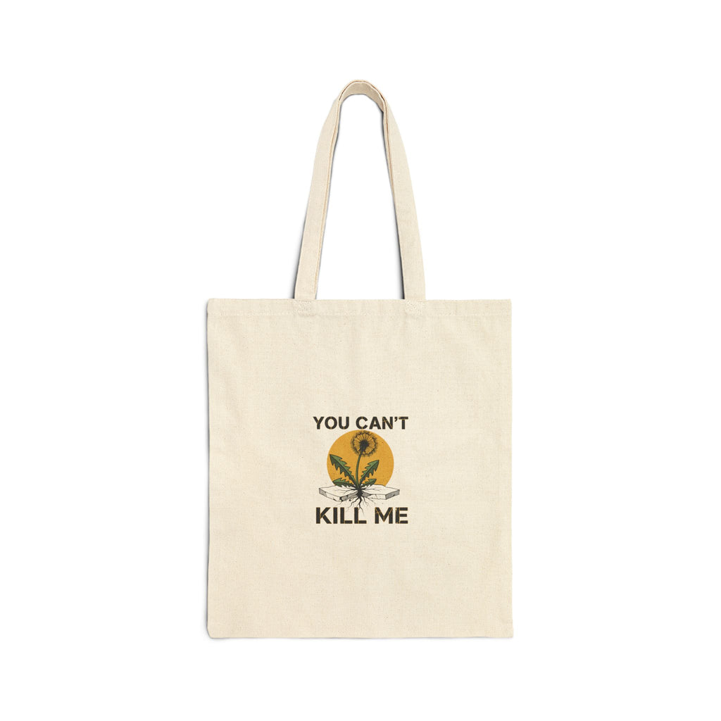 Bolso No Me Puedes Matar | medio tono botánico punk, arte de plantas grunge