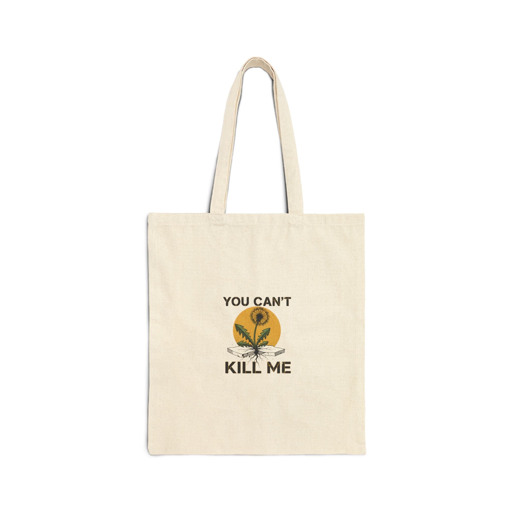 Bolso No Me Puedes Matar | medio tono botánico punk, arte de plantas grunge