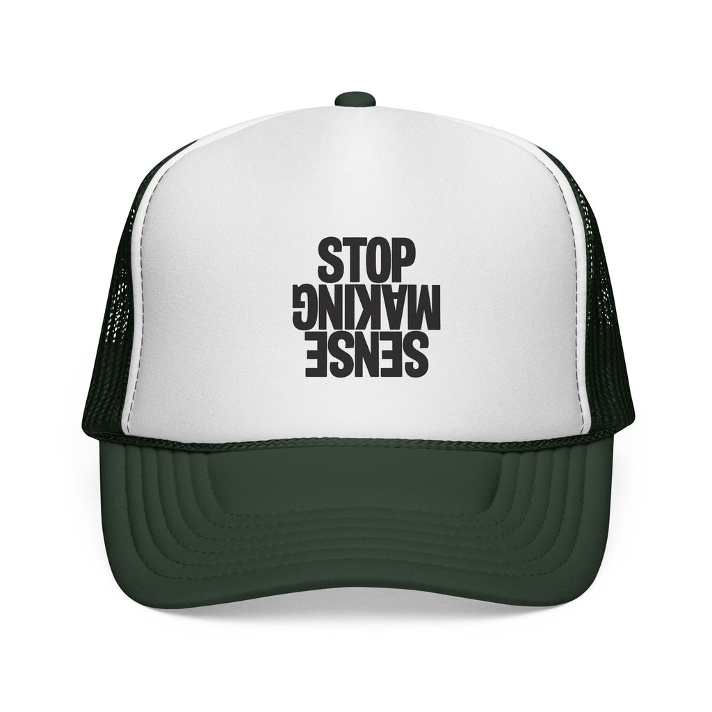 Gorra de camionero "Sense Making Stop" — Gorra de malla