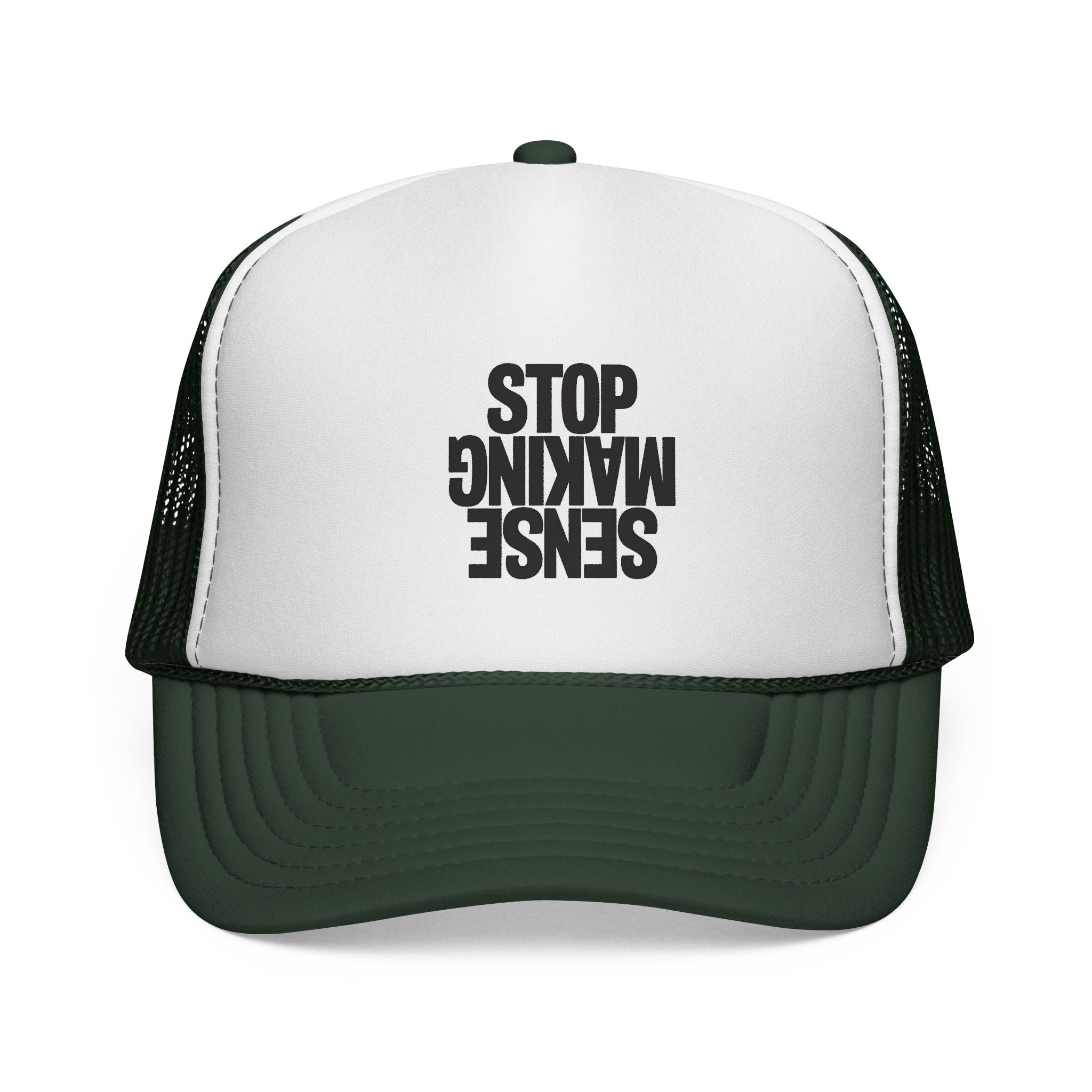 Gorra de camionero "Sense Making Stop" — Gorra de malla