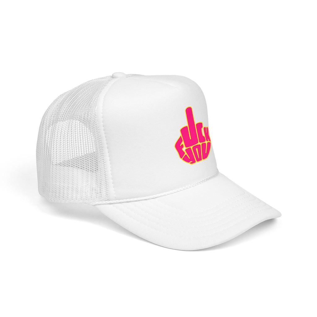 Bold Pink Middle Finger Patch Cap