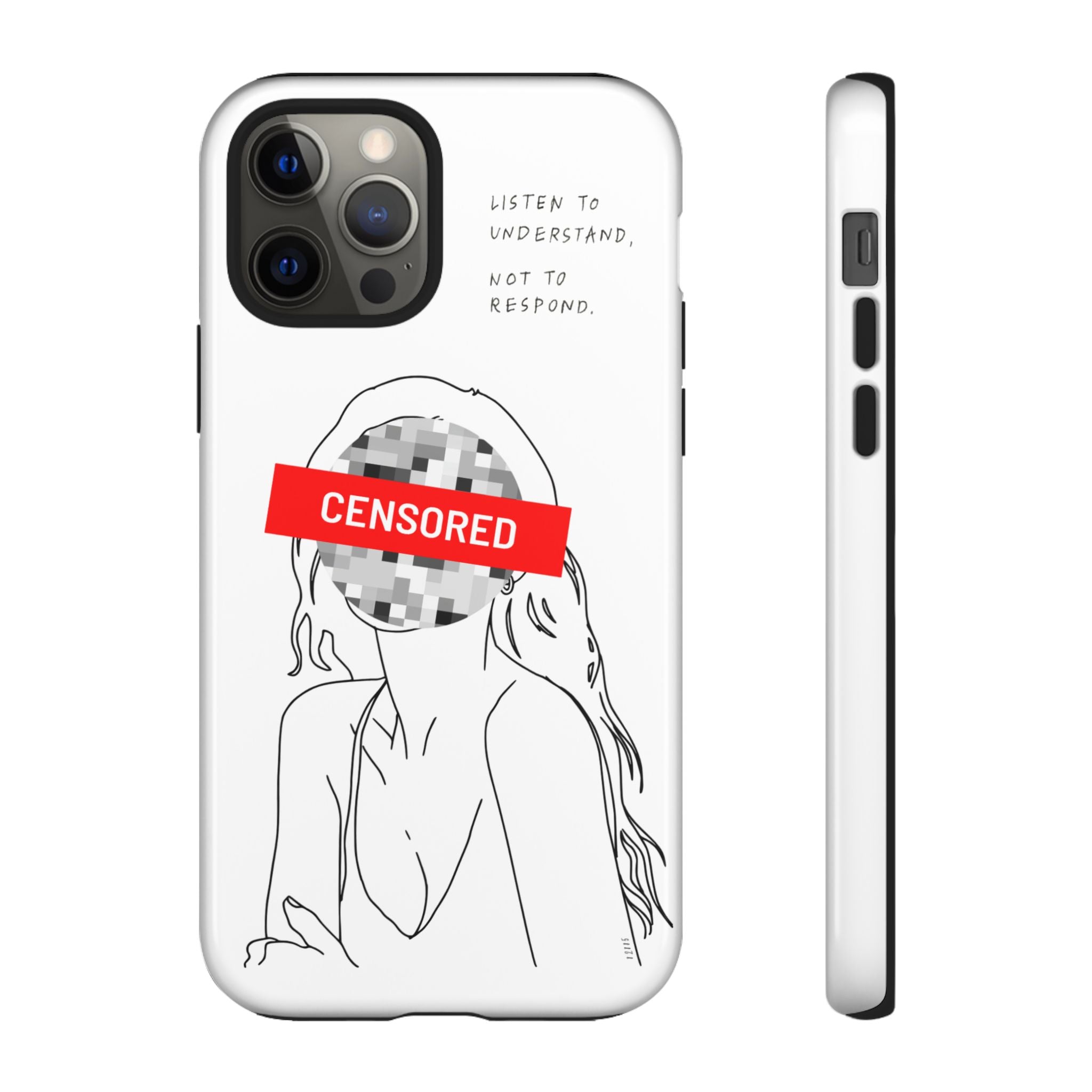Censurado – Escucha. Funda de Teléfono - Cubierta Protectora