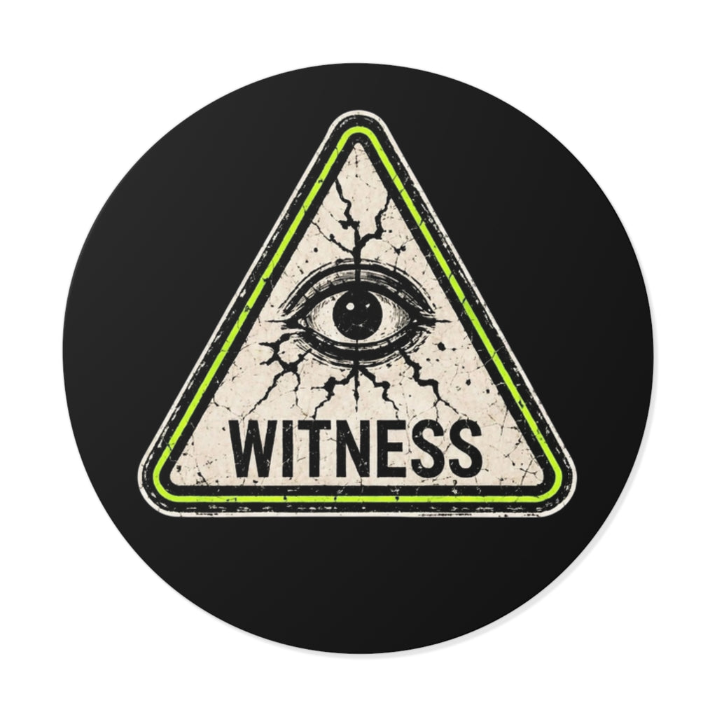 Witness Eye Vinyl Sticker | Occult & Conspiracy Decal