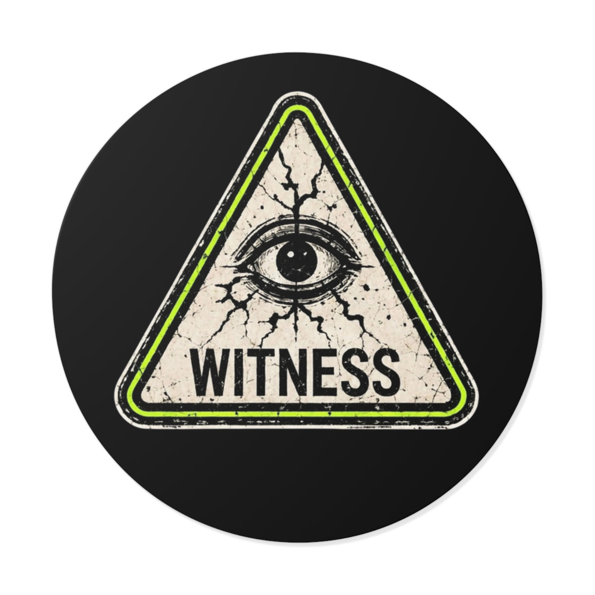 Witness Eye Vinyl Sticker | Occult & Conspiracy Decal