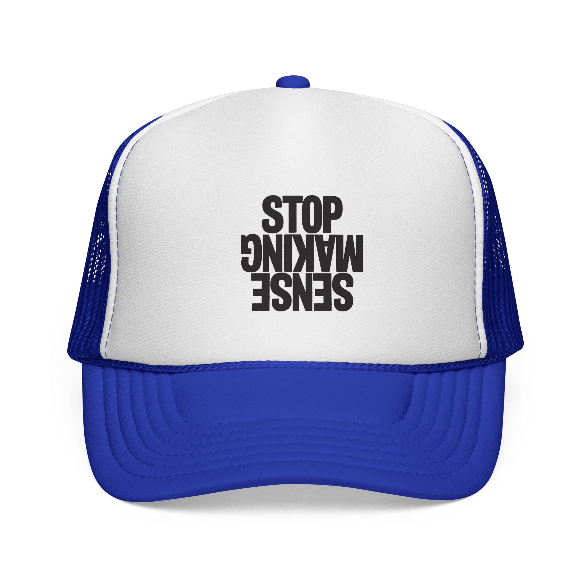 Gorra de camionero "Sense Making Stop" — Gorra de malla