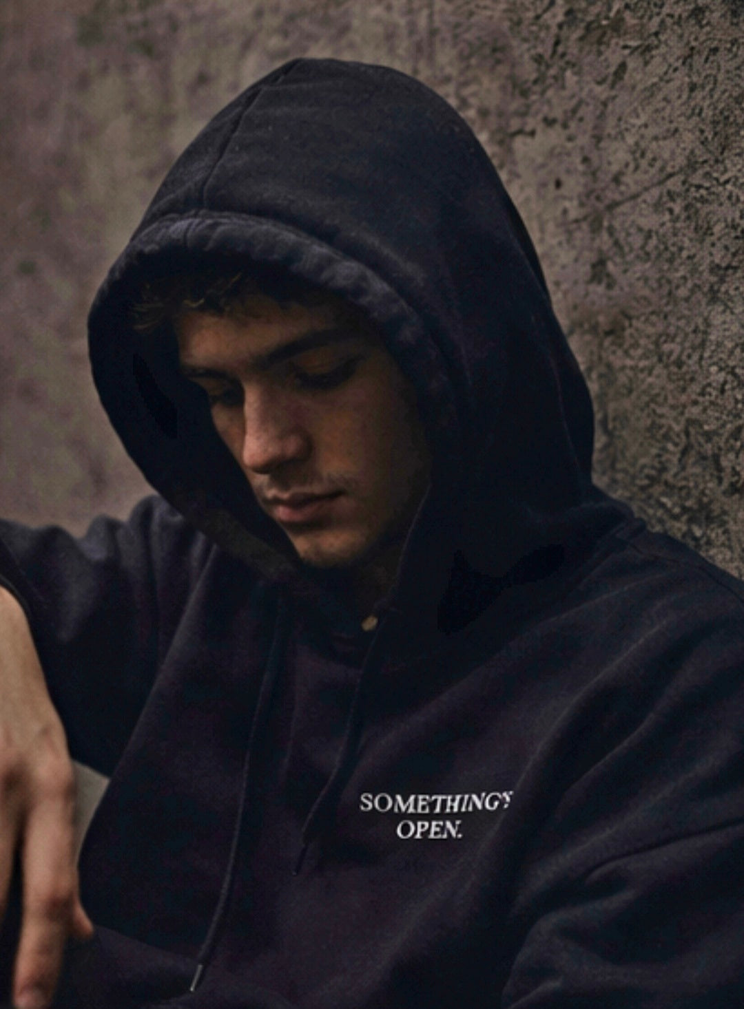 Chakra Spine Hoodie — 'Something's Open' Chest Patch, Rainbow Energy Pullover