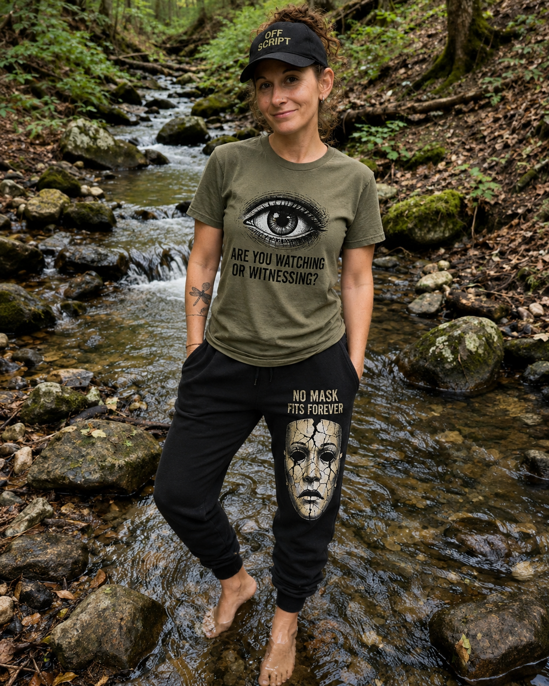 Watching or Witnessing Eye Tee – Philosophical Graphic T-Shirt