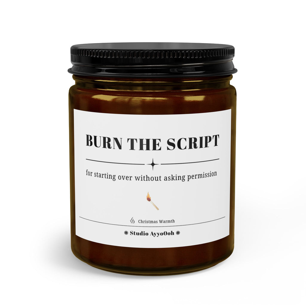 "Burn the Script" — Scented Candle Set