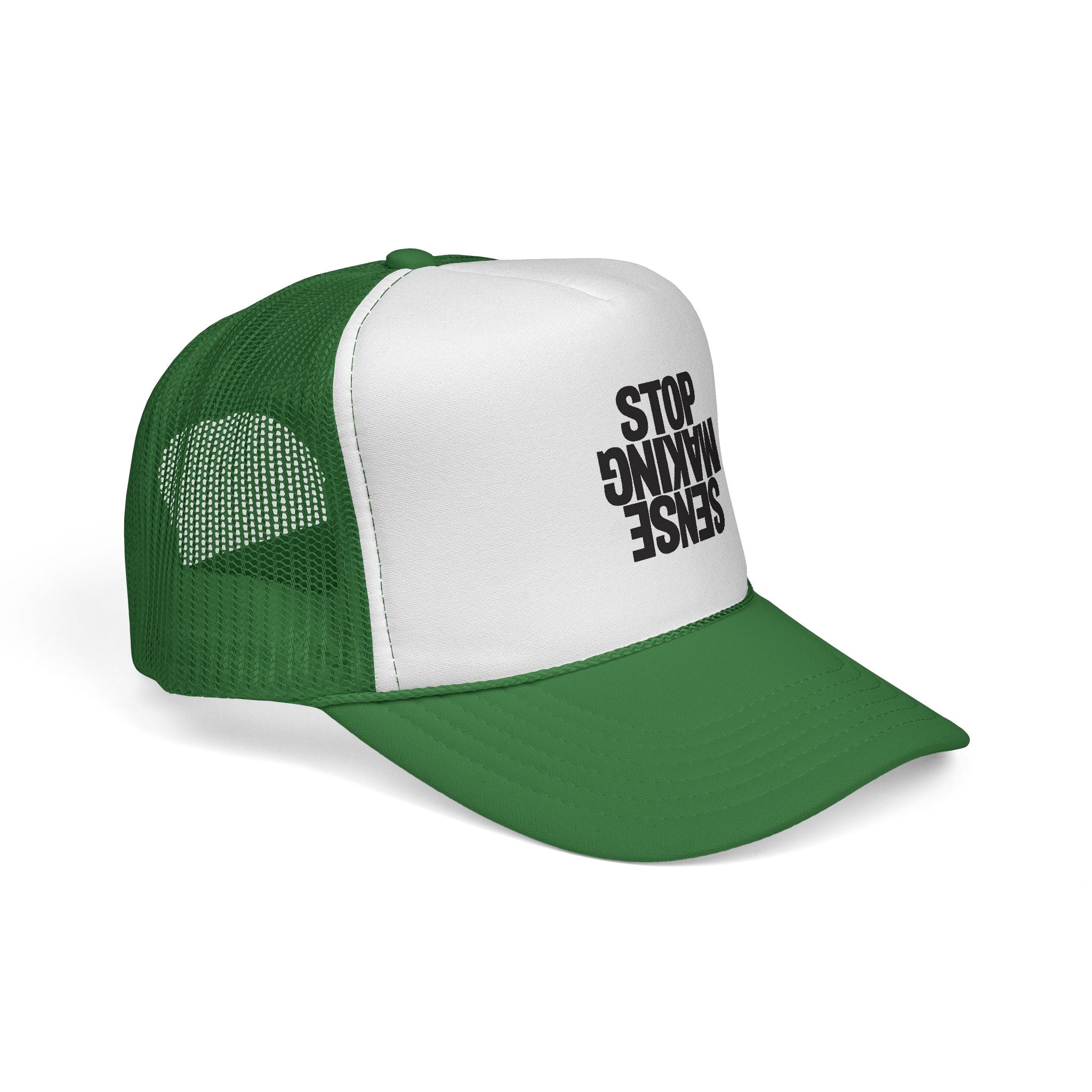 Gorra de camionero "Sense Making Stop" — Gorra de malla