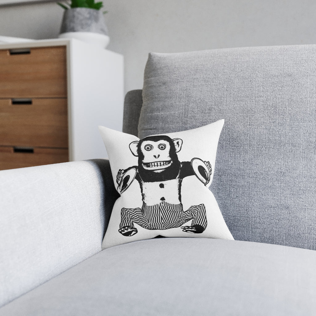 Almohada Cuadrada de Mono Impaciente