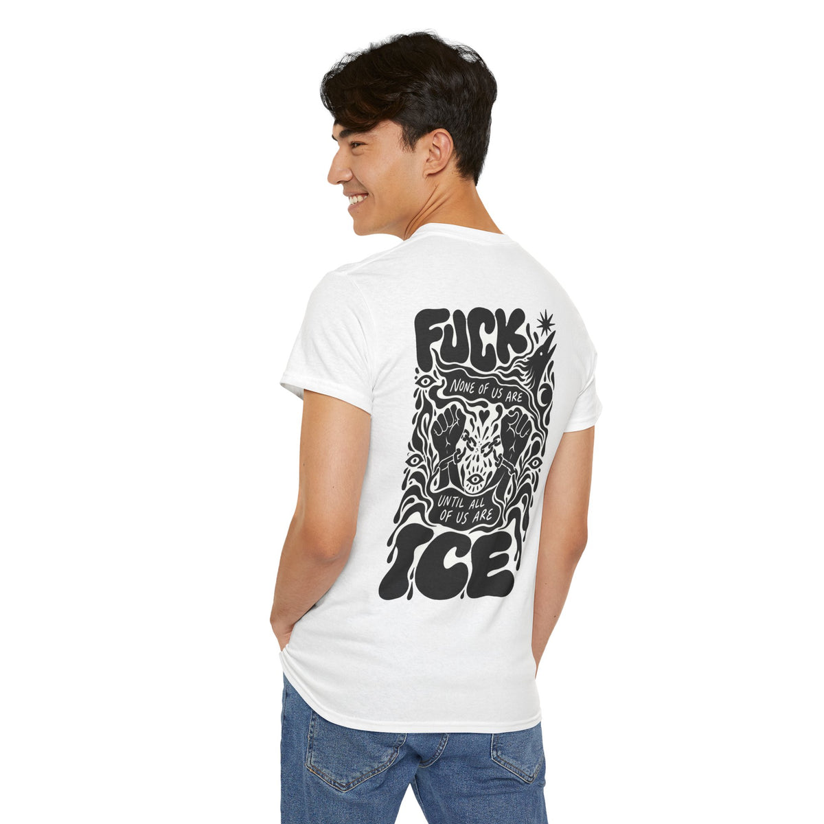 No Kings No Borders Skull - Tee
