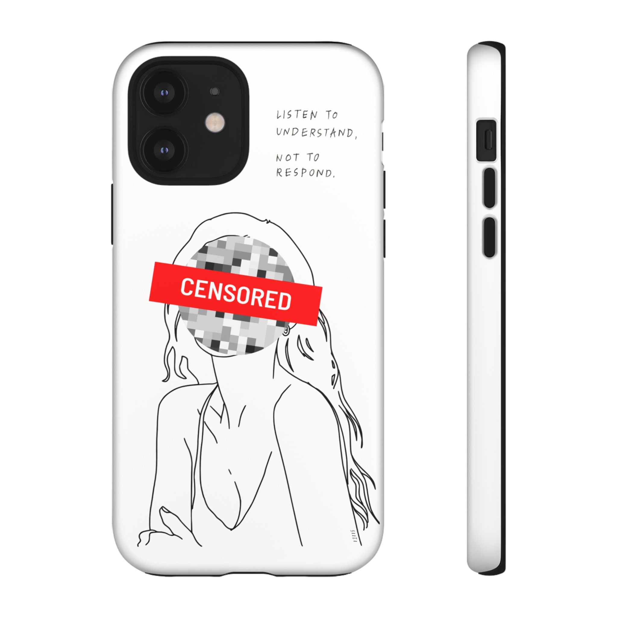 Censurado – Escucha. Funda de Teléfono - Cubierta Protectora