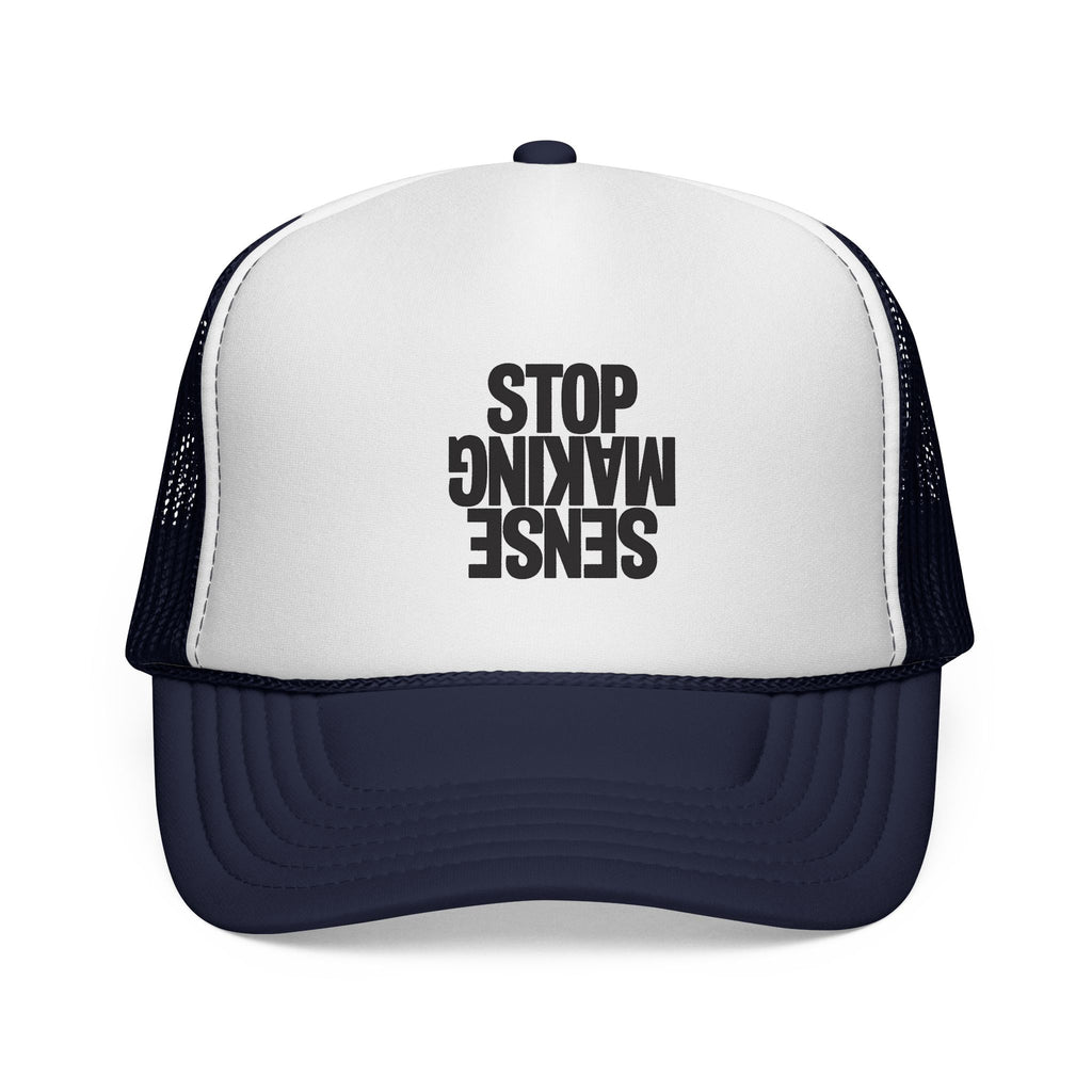 Gorra de camionero "Sense Making Stop" — Gorra de malla