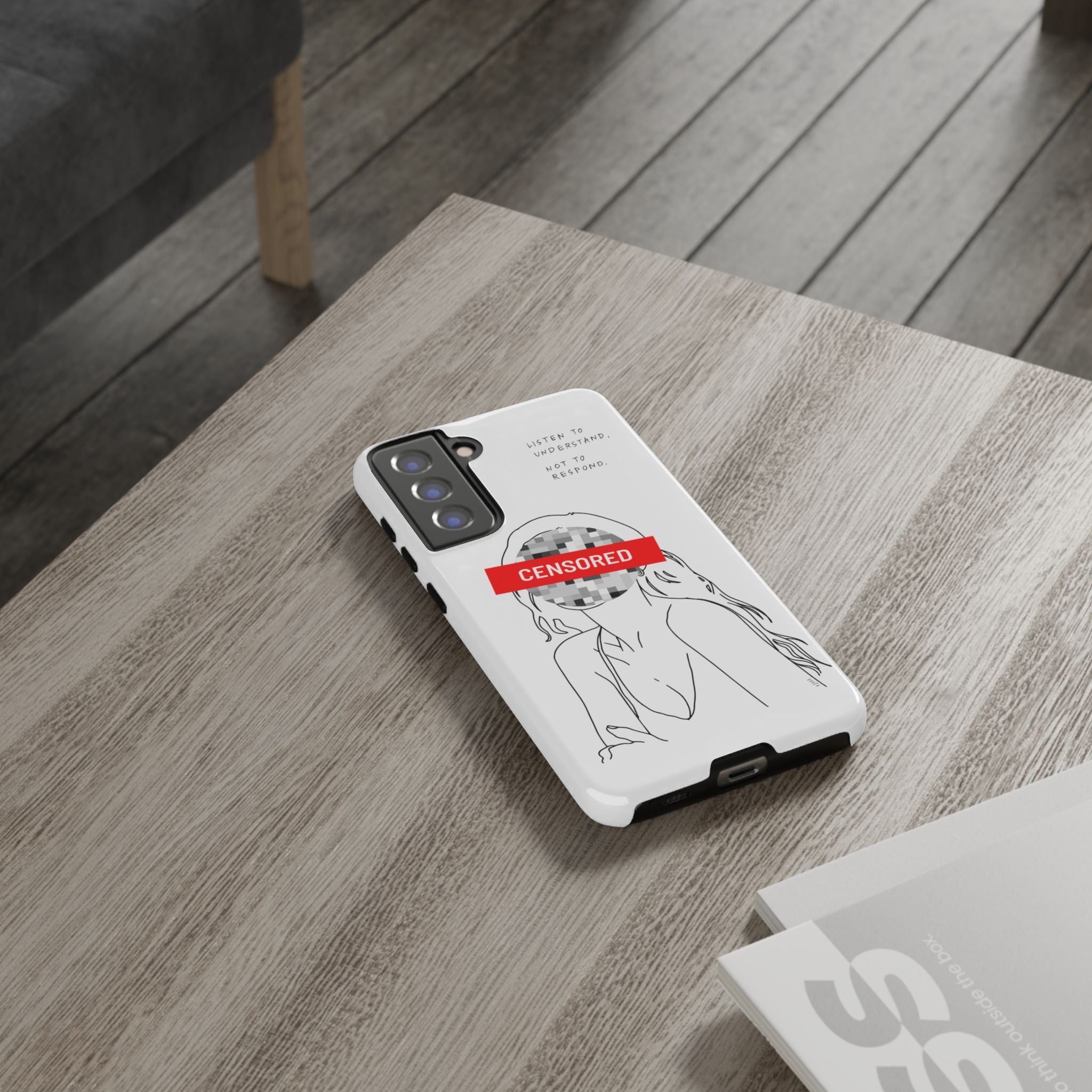 Censurado – Escucha. Funda de Teléfono - Cubierta Protectora