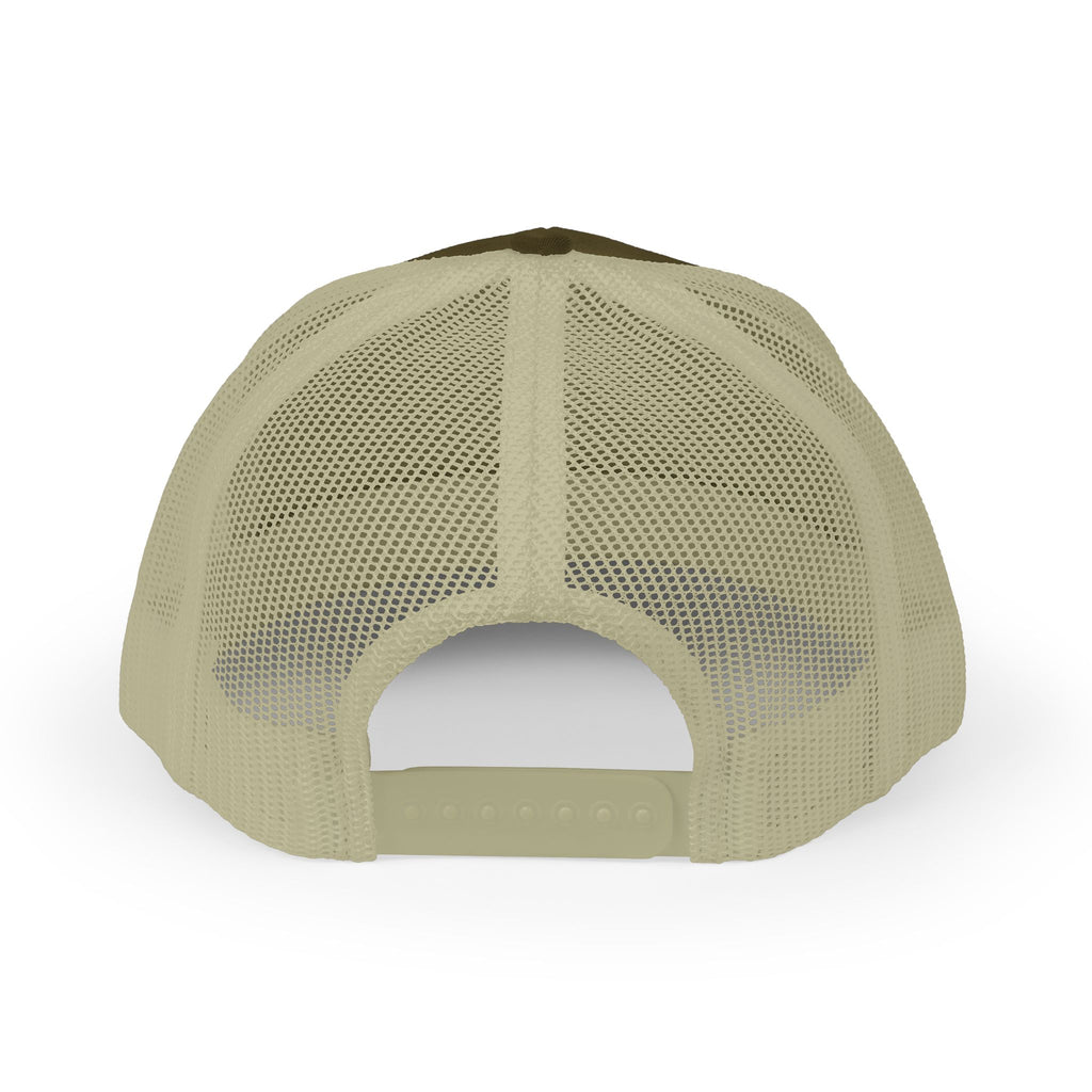 Gorra Trucker Snapback con Parche de Dedo Corazón — Colores Caqui