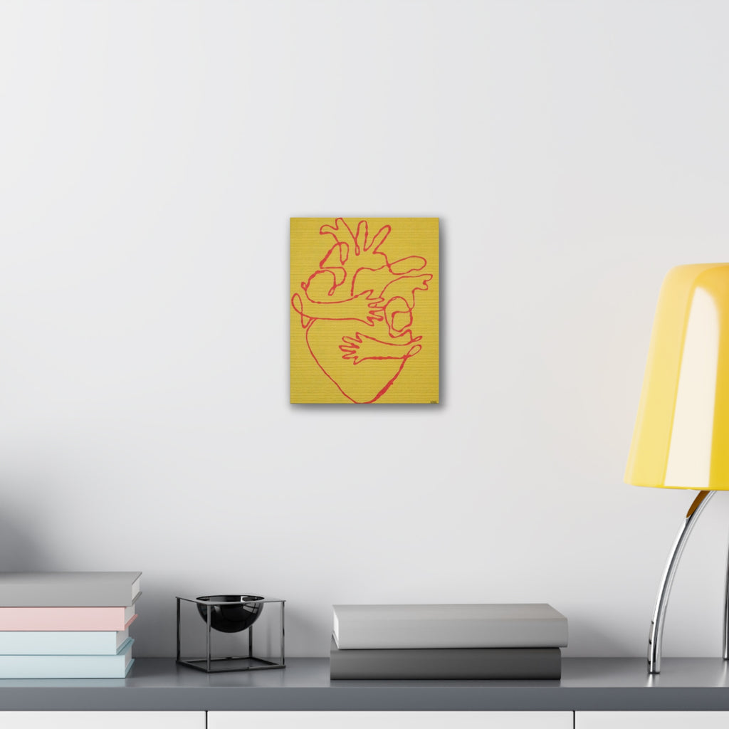 Minimalist Pulse - Art Canvas Print