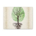 'Rooted Identity' Tree Fingerprint Matte Canvas