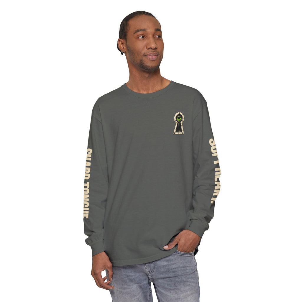 Soft Heart Sharp Tongue Anatomical Heart Long Sleeve T-Shirt