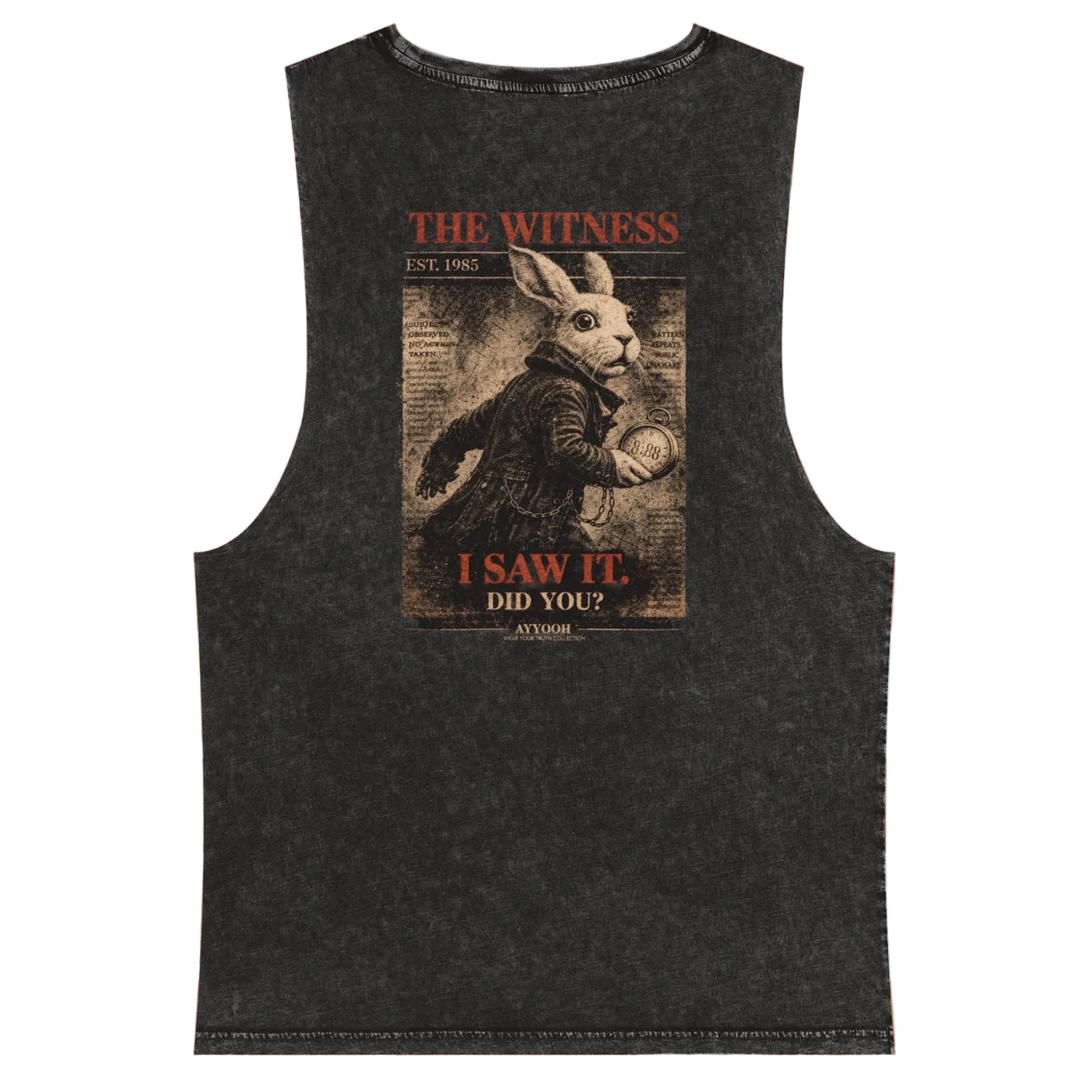 The Witness — Daylight Exposure (truth revealed energy) Stonewash Tank