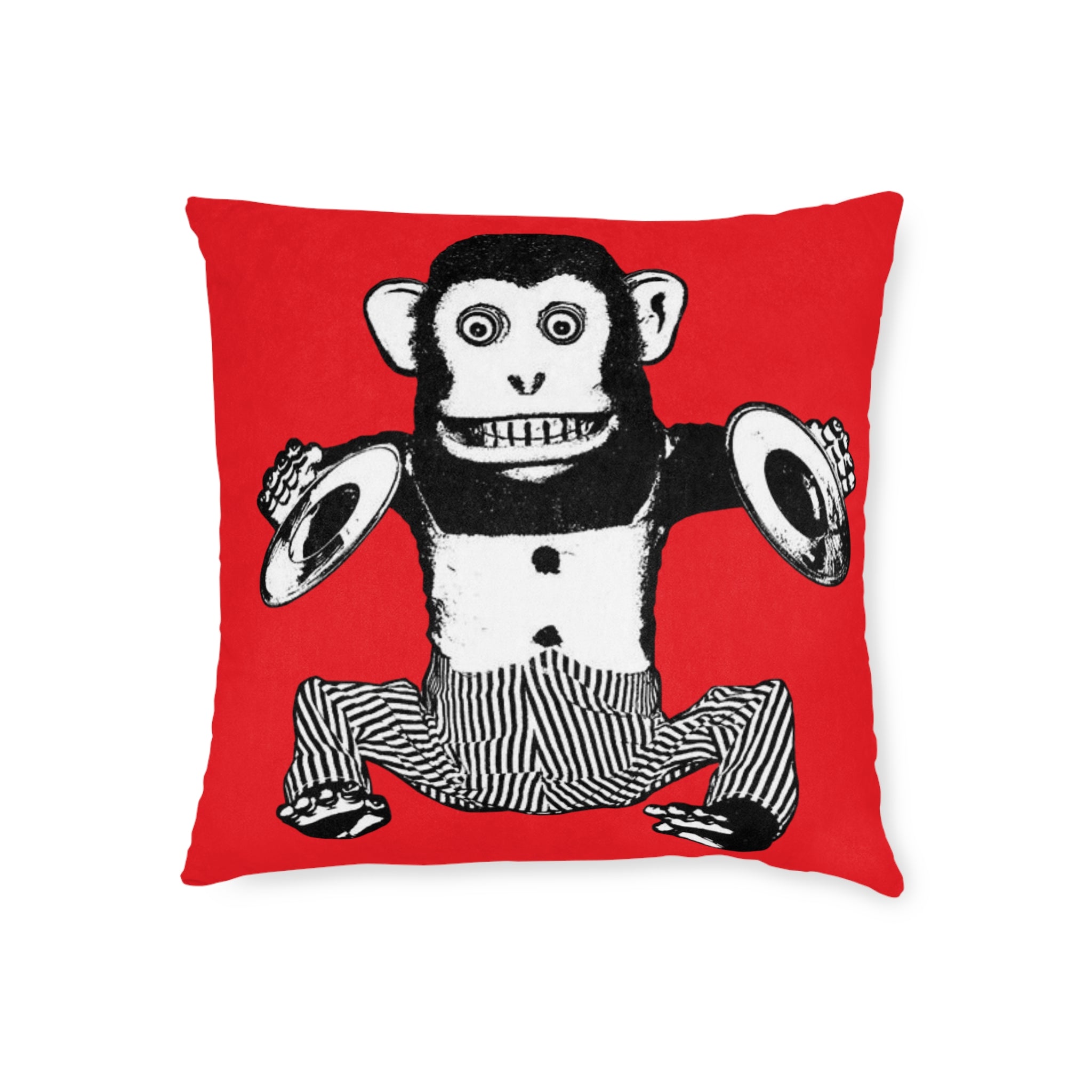 Almohada Cuadrada de Mono Impaciente