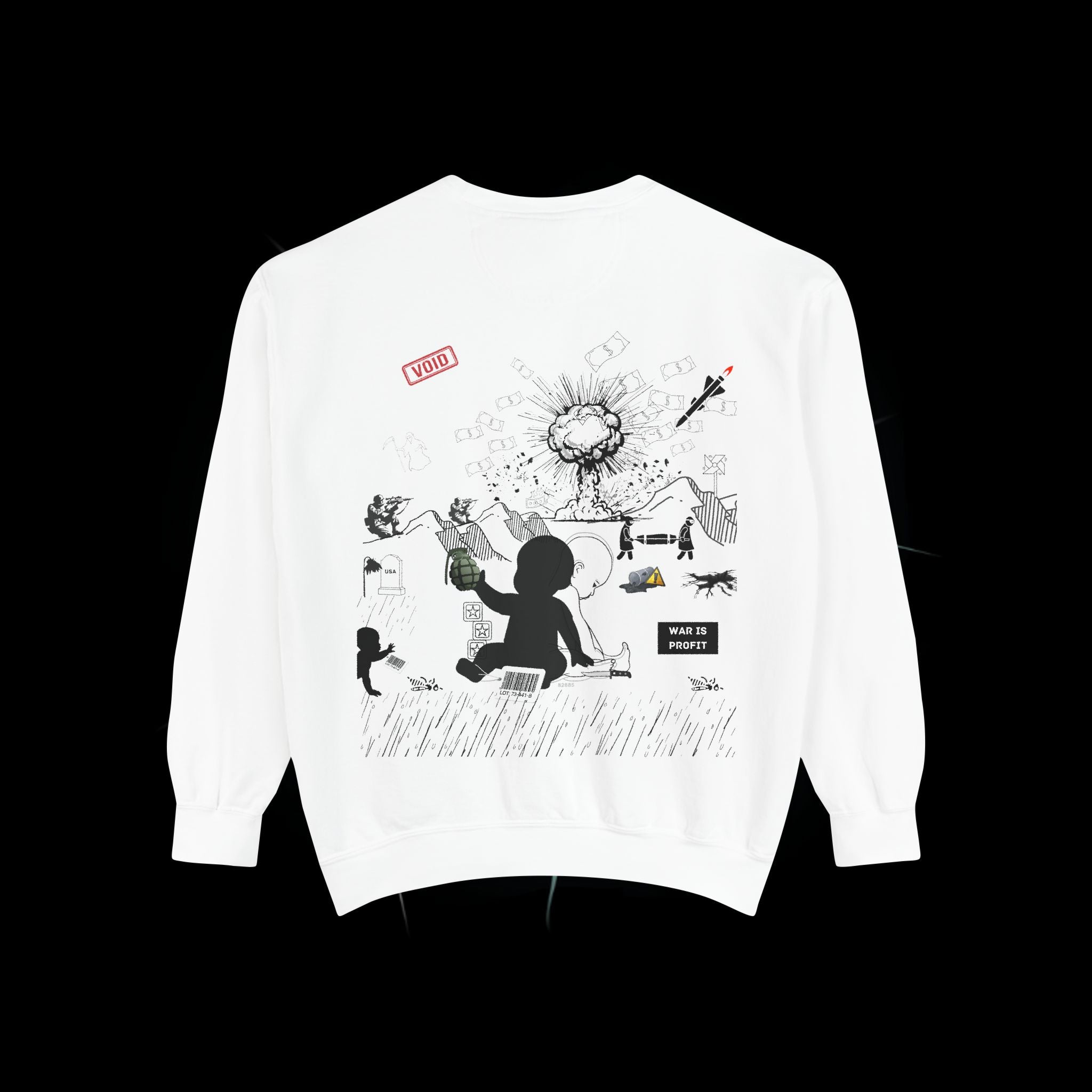 Sudadera Teñida sin fin