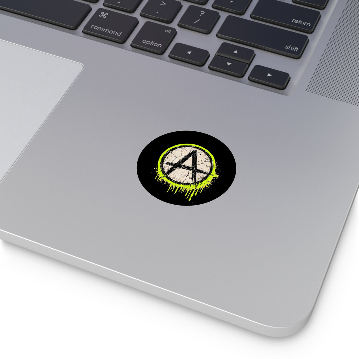 ayyo0oh Anarchy Vinyl Sticker - Punk Grunge Drip Decal (2" x 2")