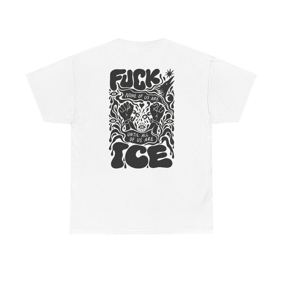 No Kings No Borders Skull - Tee