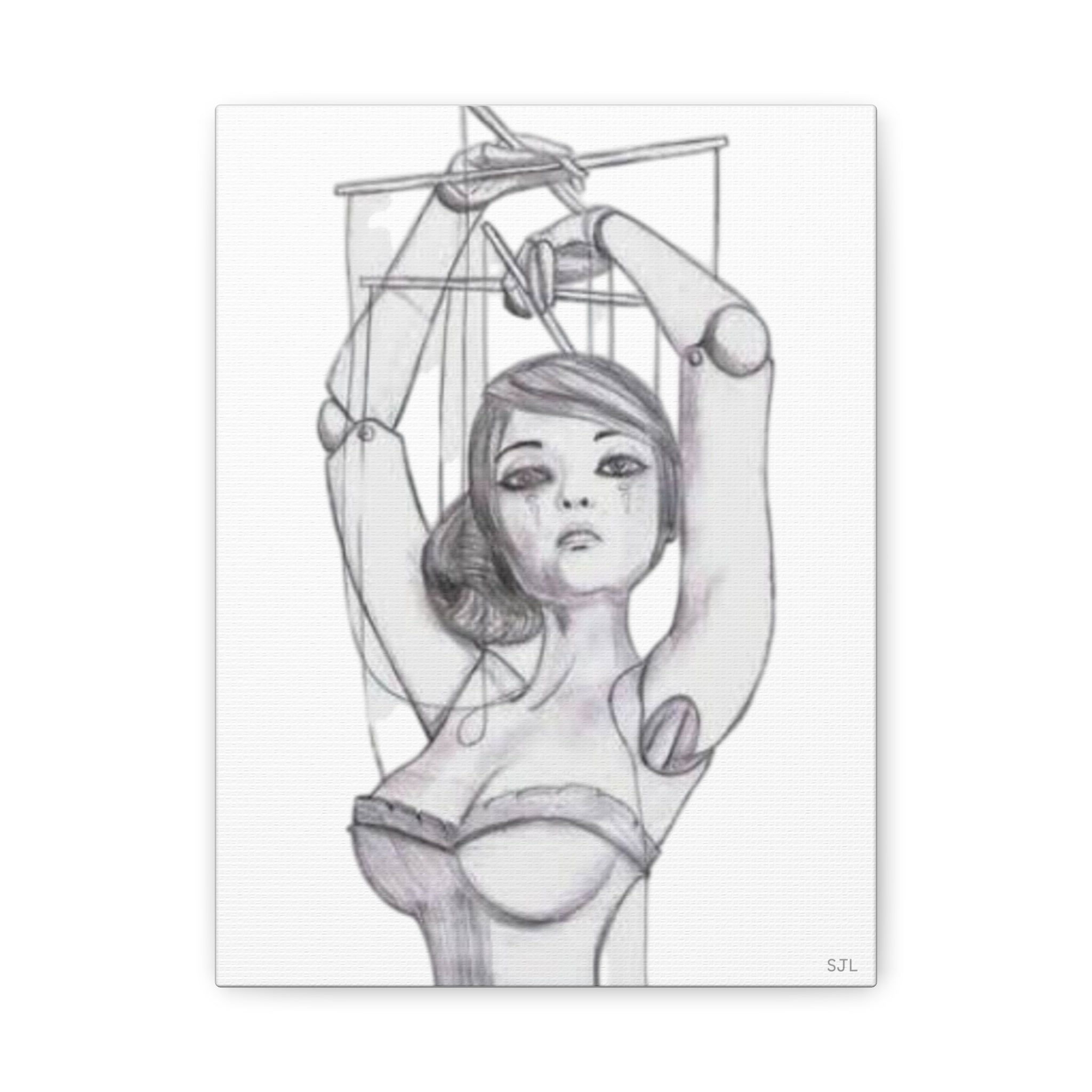 Marionette Muse | Impresión en lienzo mate