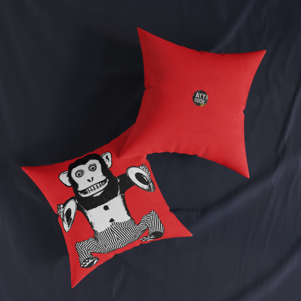 Almohada Cuadrada de Mono Impaciente