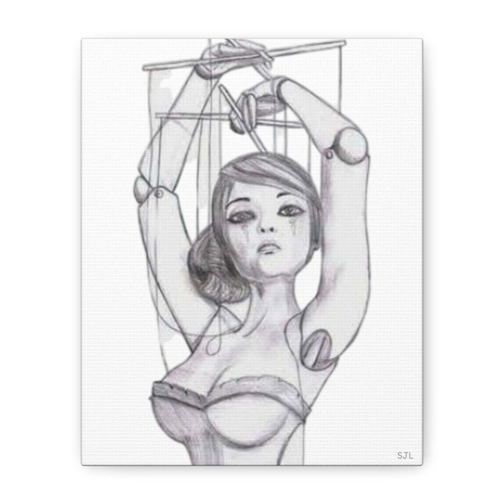 Marionette Muse | Impresión en lienzo mate